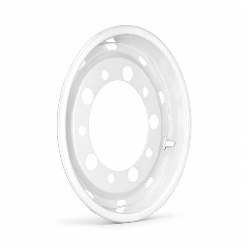 Hjulsida 22.5" x 11.75" 30mm Fram Vit