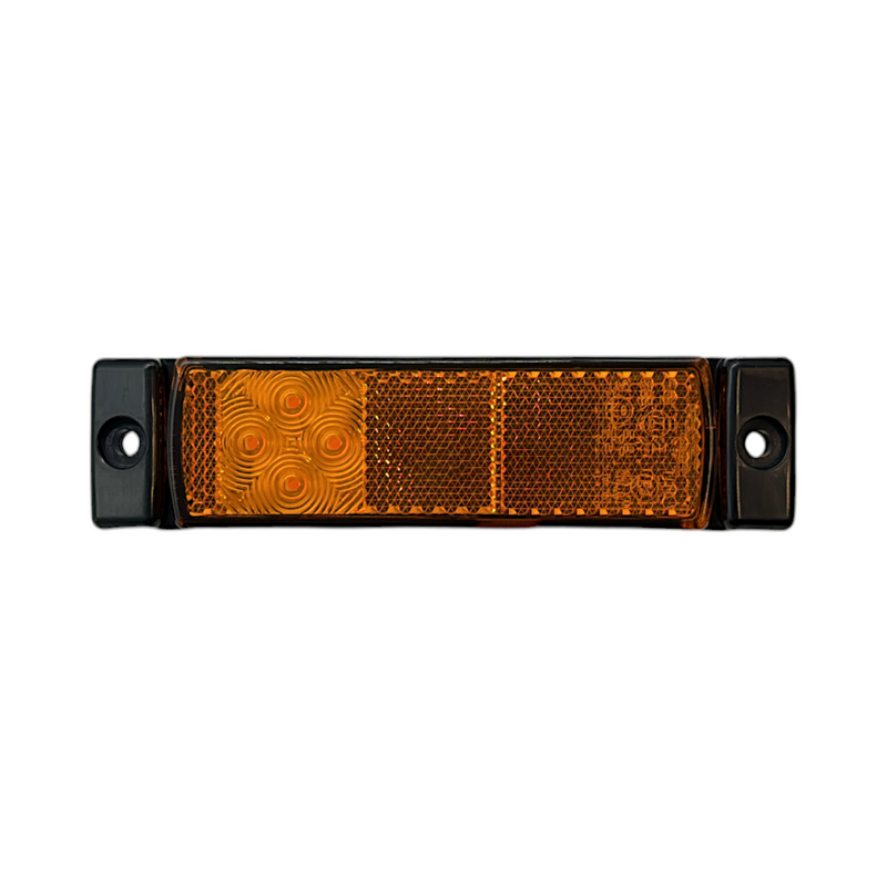 Sidomarkering 4 LED Orange Med Reflex