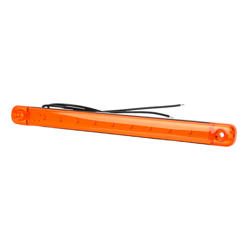 Sidomarkering Slim Orange 9 LED