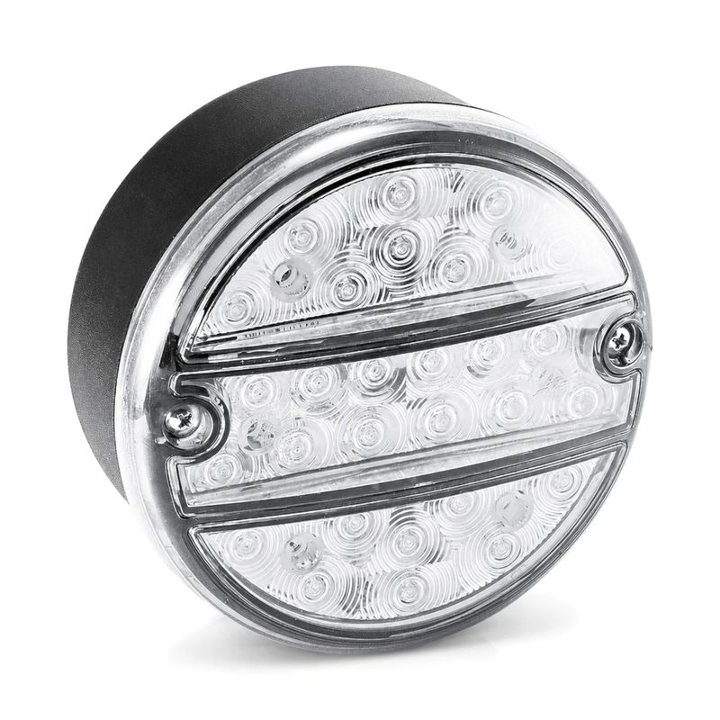 Hamburger LED Tail Light Rear/Brake/Indicator Clear Lens
