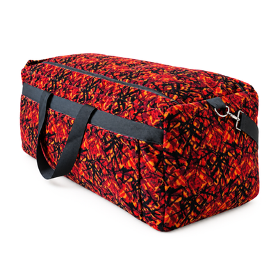 Mega Bag Bussplysch Röd