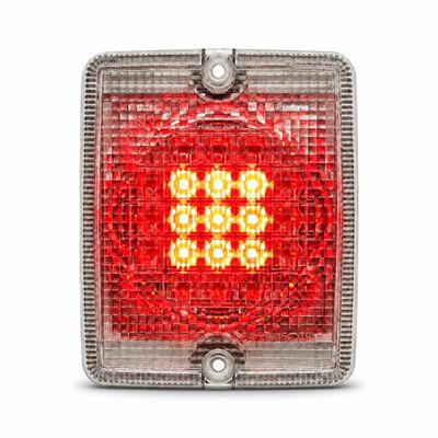 Baklampa LED Bak/Broms/Blinkers Klarglas
