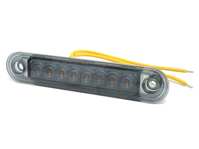 Sidomarkering Gul 8 LED Smoke