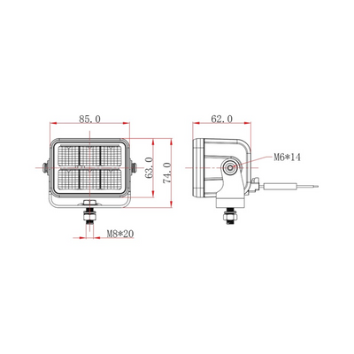 Flextra REC 30W Arbetsbelysning