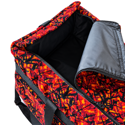 Mega Bag Bussplysch Röd