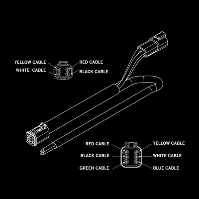 Adapter Cable 6-pin DT to 4-pin DT & Cables