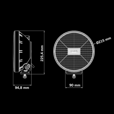 Strands IZE LED OG Auxiliary Light 9"