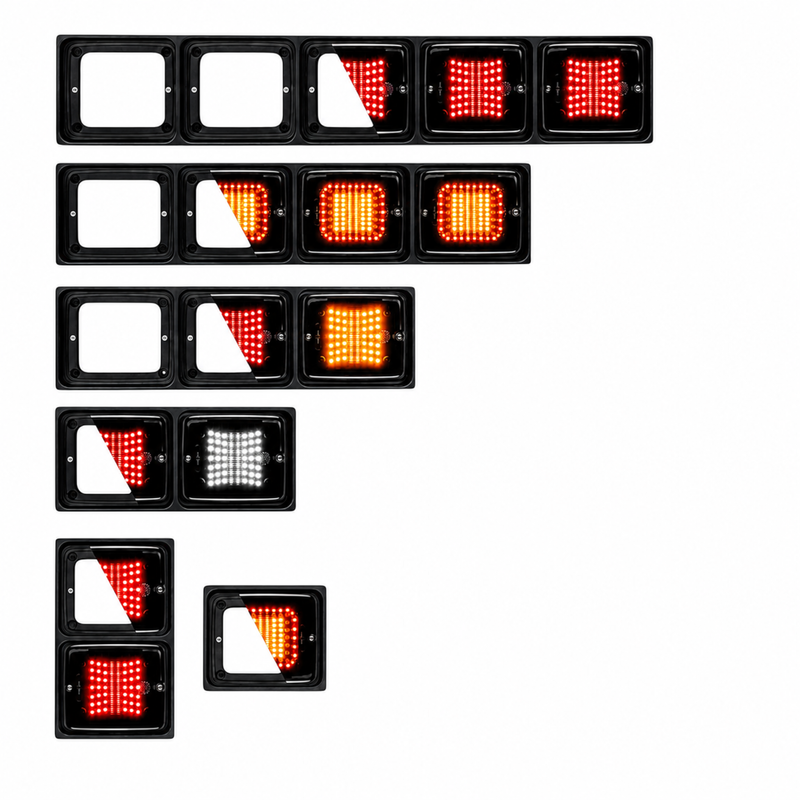 Strands IZE LED Bakljusram