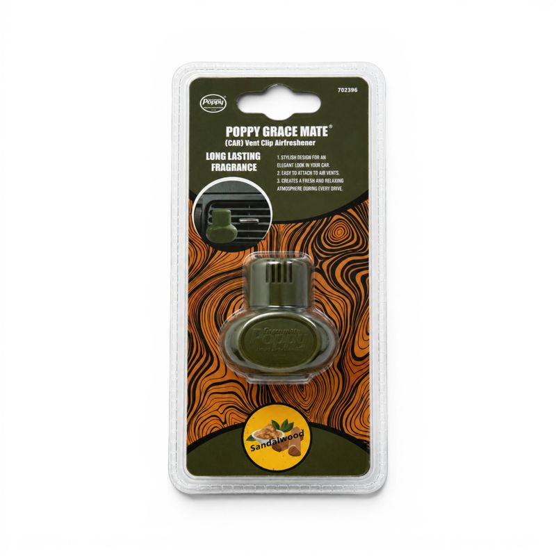 Poppy Clip On Sandalwood