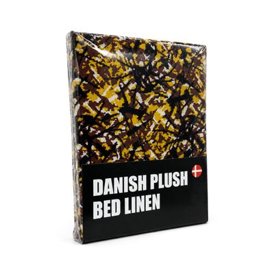 Danish Plush Bed Cover Yellow 140x200