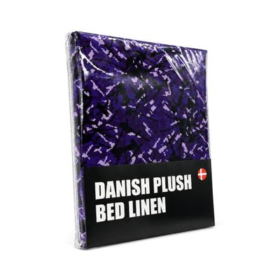 Påslakanset Bussplysch Lila 140x200