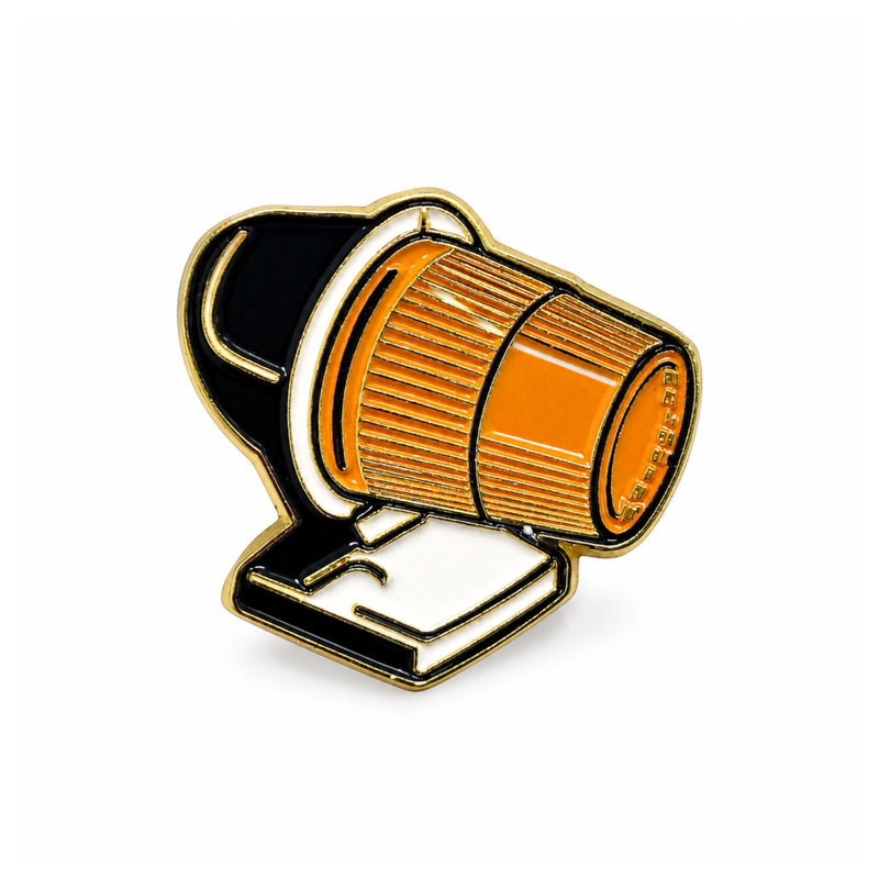Pin Taklampa Old School Orange