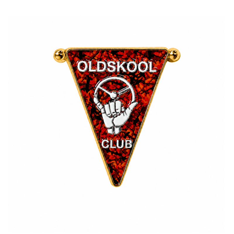 Pin Vimpel Old Skool Club Bussplysch