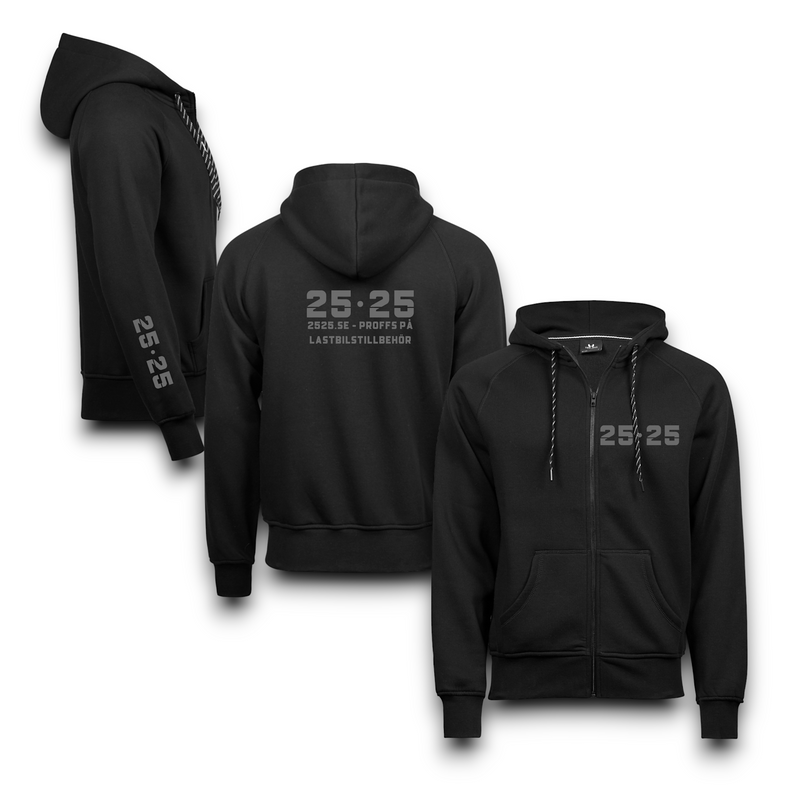 25•25 Zip Hoodie Herr