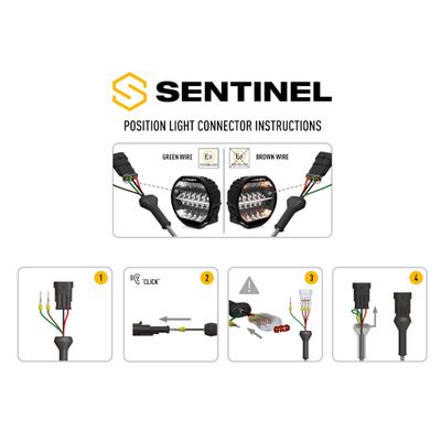 Lazer LED Sentinel 9" Svart Standard