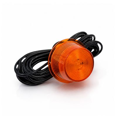 Retro LED Side Marker Light for Rubber Arm Amber
