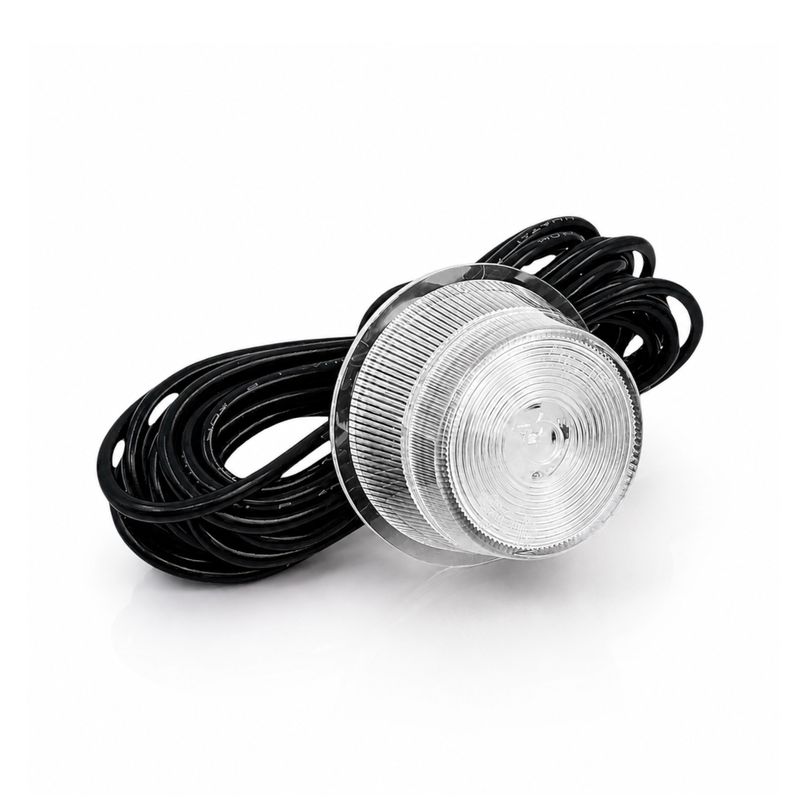 Positionsljus Retro Vit LED Gummiarm