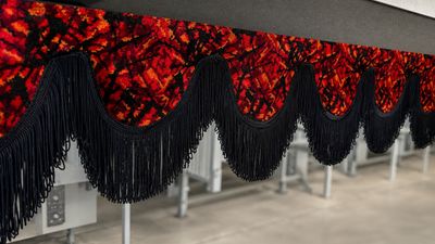 Front Pelmet Danish Plush