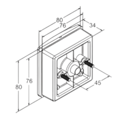 LED Baklampa Mini Bak/Broms