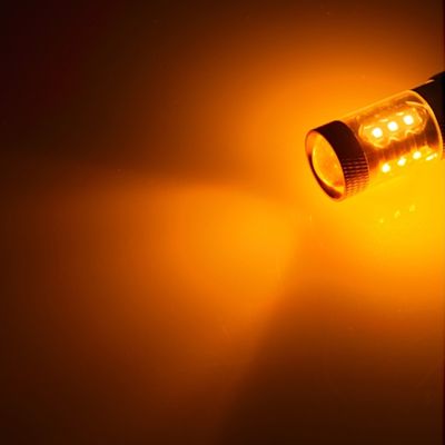 BA15s LED 12/24V Xenon White