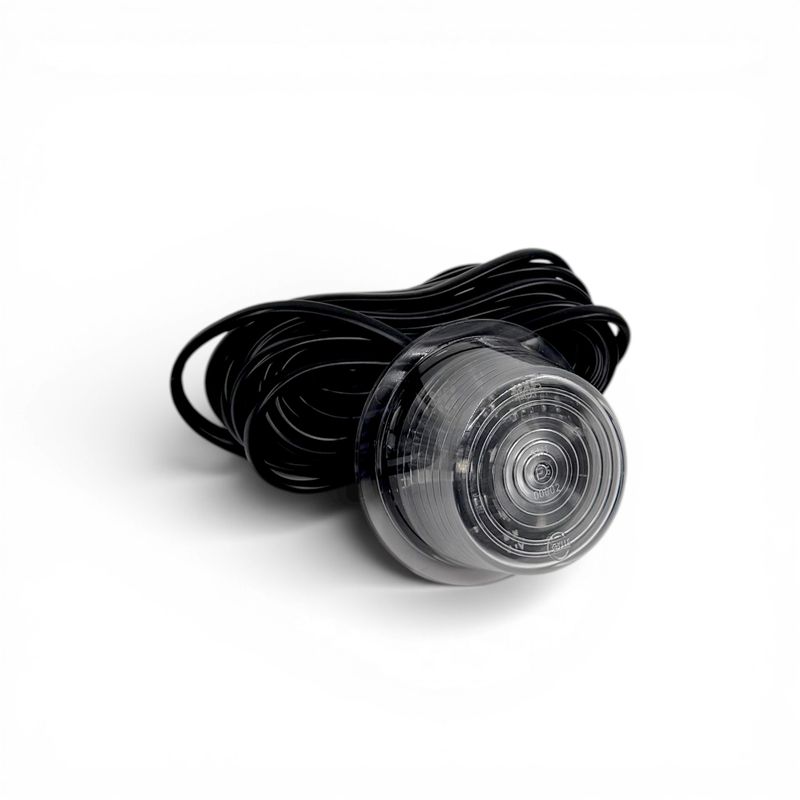 Gylle Sidomarkering Orange 5 LED Rak Klarglas