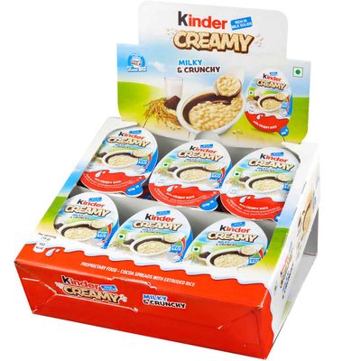 Kinder Creamy Milk & Crunchy 24 x 19g