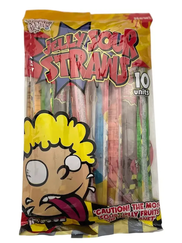 Sugar Daddy - Sour Jelly Straws 24 x 300g