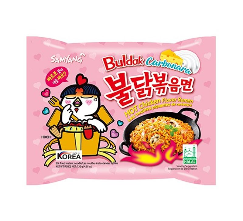 Samyang Buldak Carbonara Noodles 8 x 5-pack (650 g)