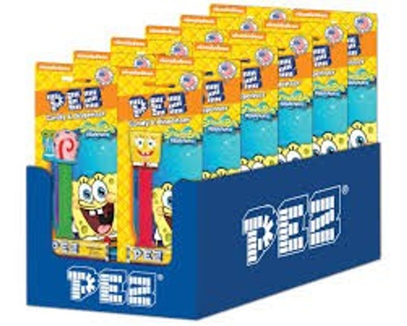 PEZ  SpongeBob  Blister Packs 12 x 25g