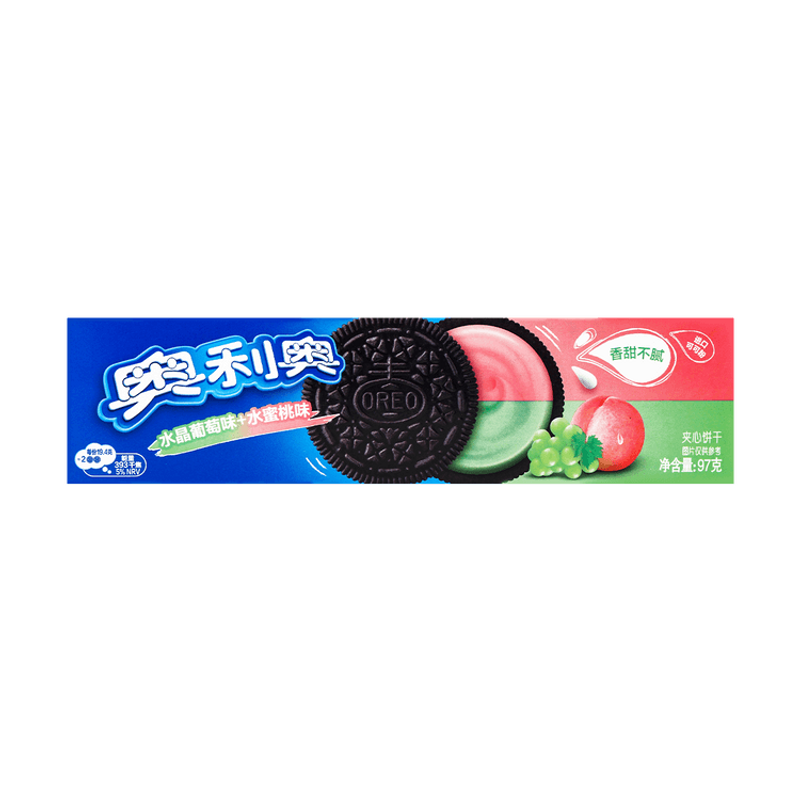 CN Oreo Cookies Grape & Peach 24 x 97g
