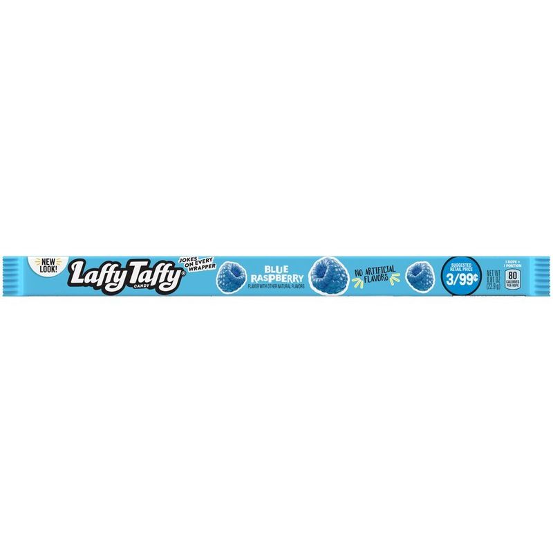 Laffy Taffy Blue Raspberry Rope Chewy Candy 24x23g