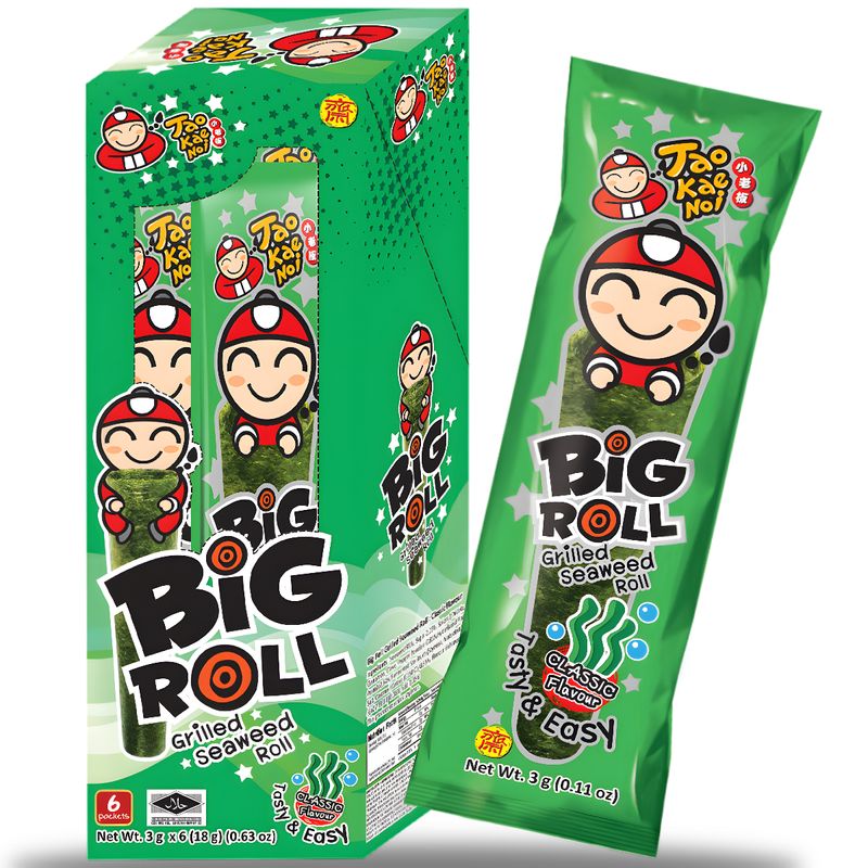Tao Kae Noi Big Roll Seaweed Classic 12x27g