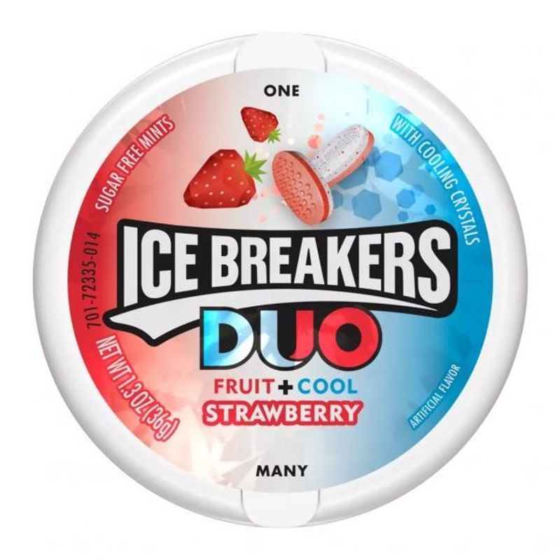 Ice Breakers Duo Mint Strawberry 8 x 36g