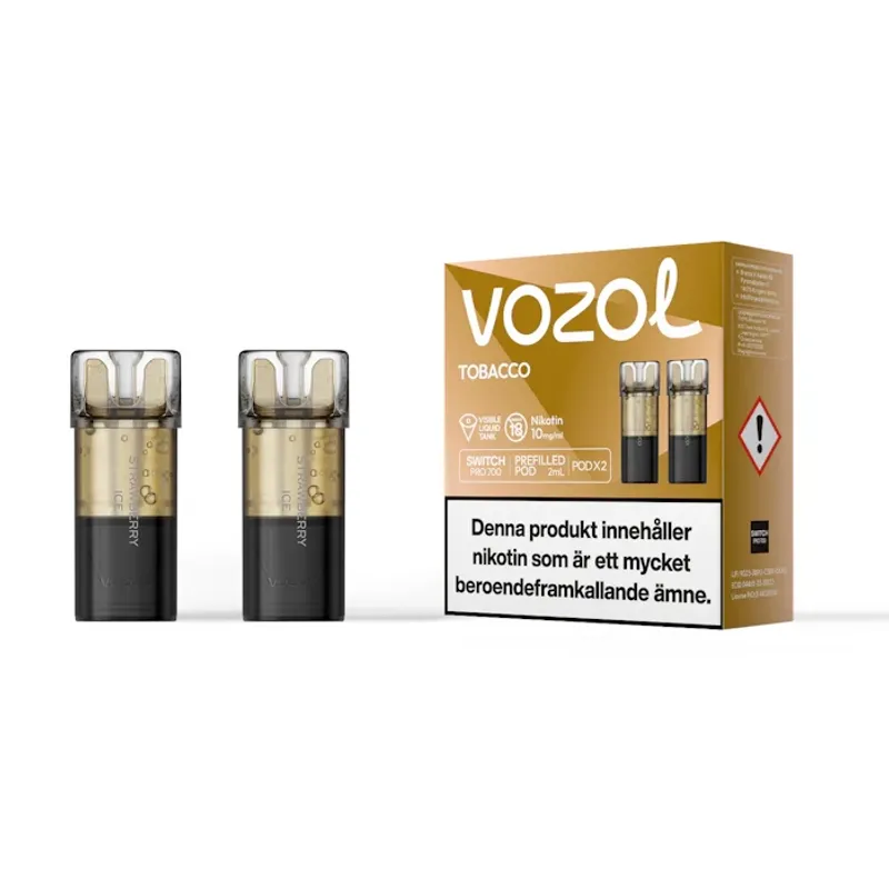 Vozol Pod - Tobacco 2pack - 10mg/ml - 1dfp