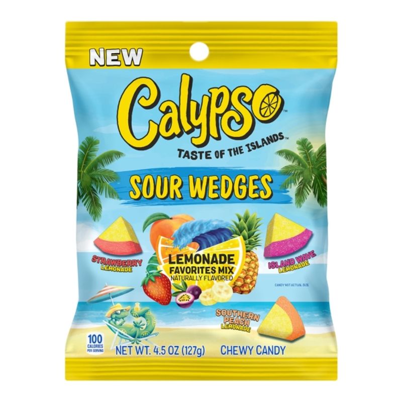 Calypso Sour Wedges Lemonade Favorites 12 x 127g