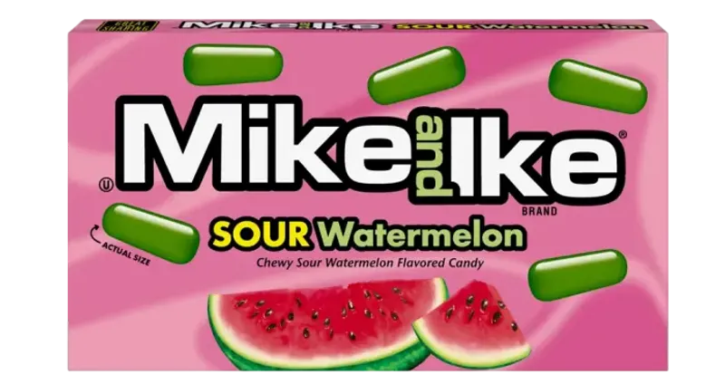 Mike & Ike Sour Watermelon Theatrebox 12 x 120g