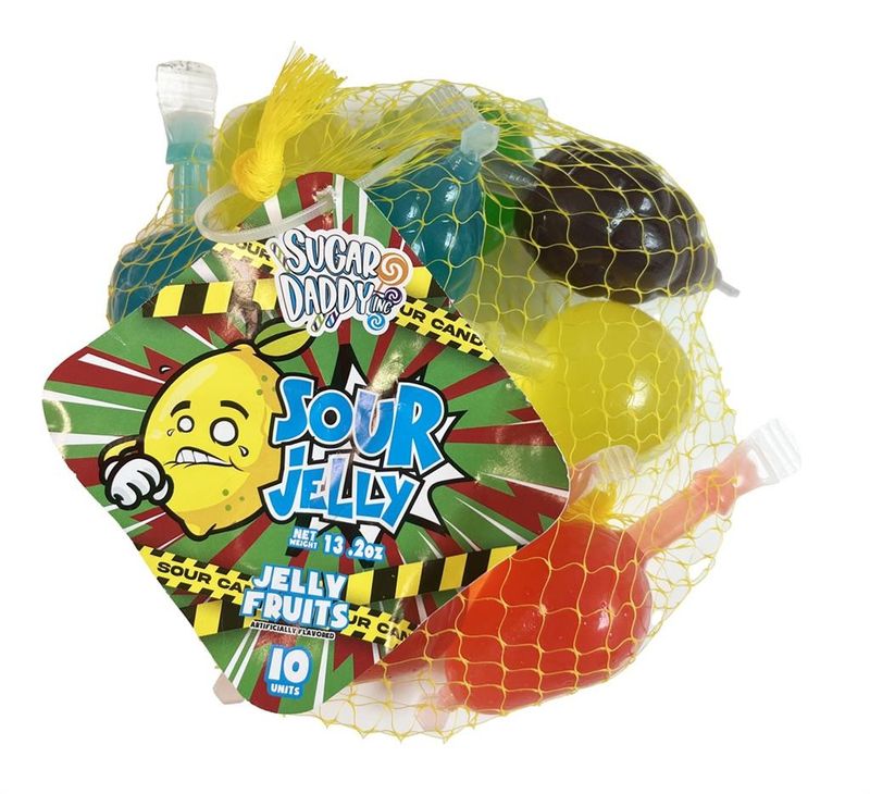 Sugar Daddy - Sour Jelly Fruit BAG 24 x 350g