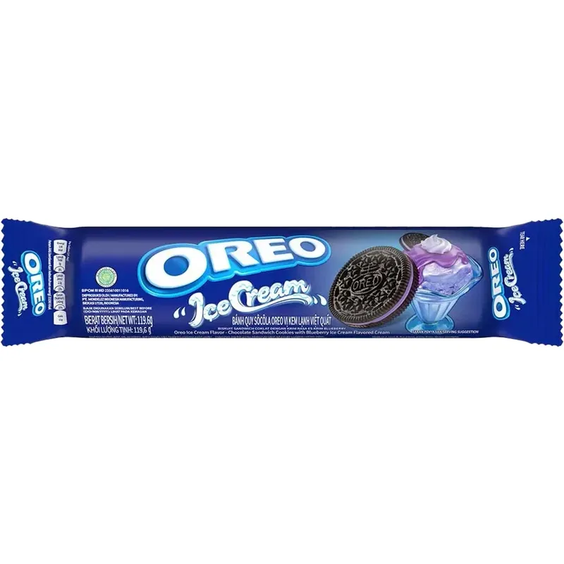 Oreo Ice Creme Blueberry Cookie 24 x 119.6g