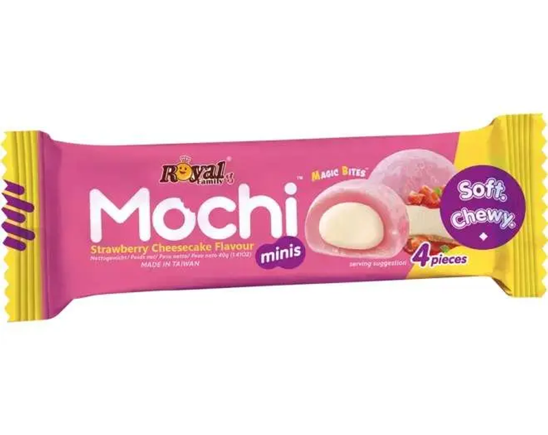 Royal Family Mochi Mini - Strawberry Cheese Cake 12 x 40g