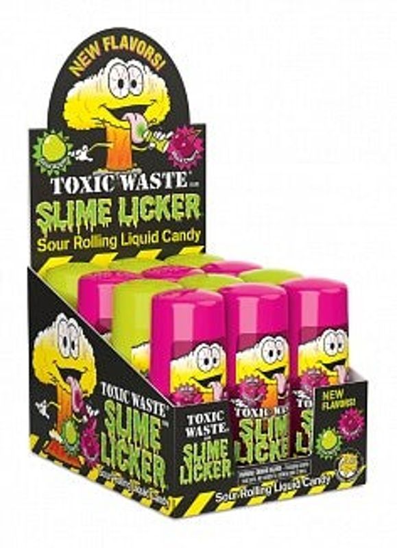 Toxic Waste Slime Licker Black Cherery & Sour Apple 12 x 60ml