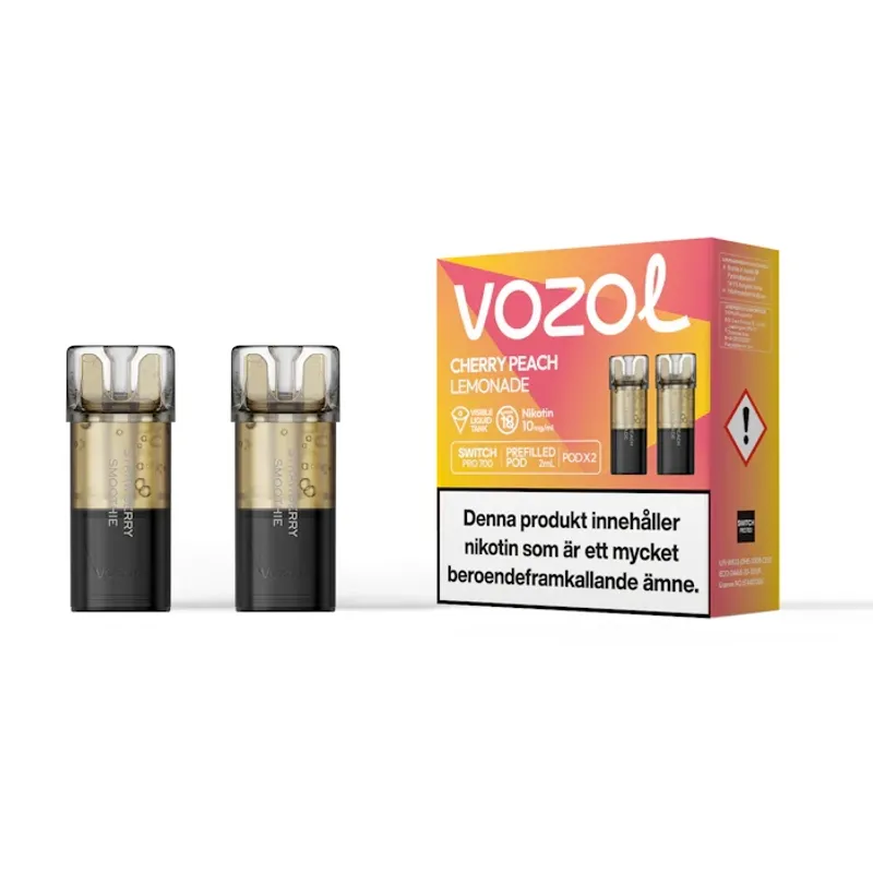 Vozol Pod - Cherry Peach Lemon 2pack - 10mg/ml - 1dfp