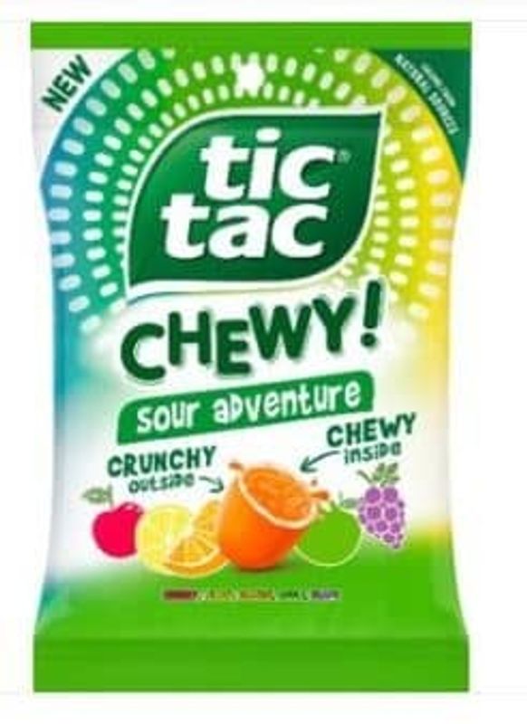 Tic Tac - Chewy Sour Adventure Bag 12 x 79g