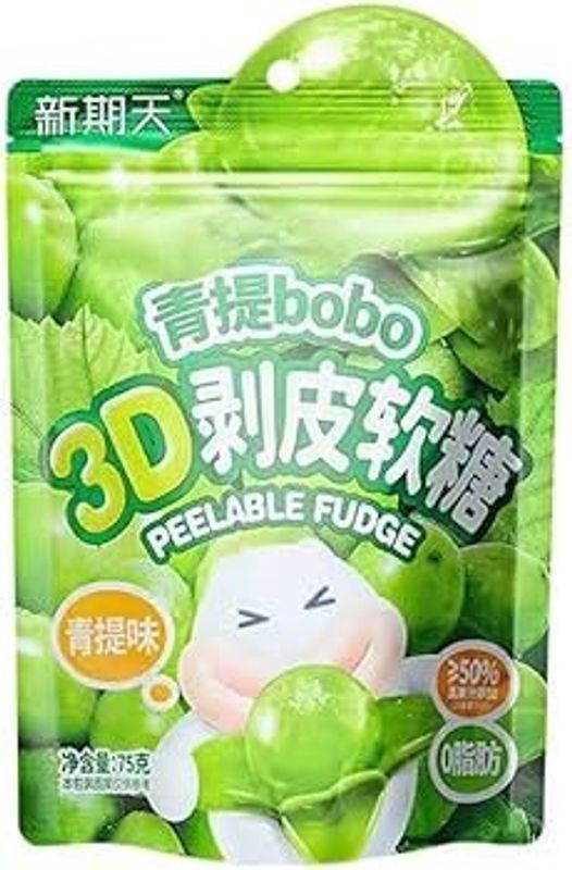 Bobo Peeling 3D Fudge - Green Apple 20 x 75g