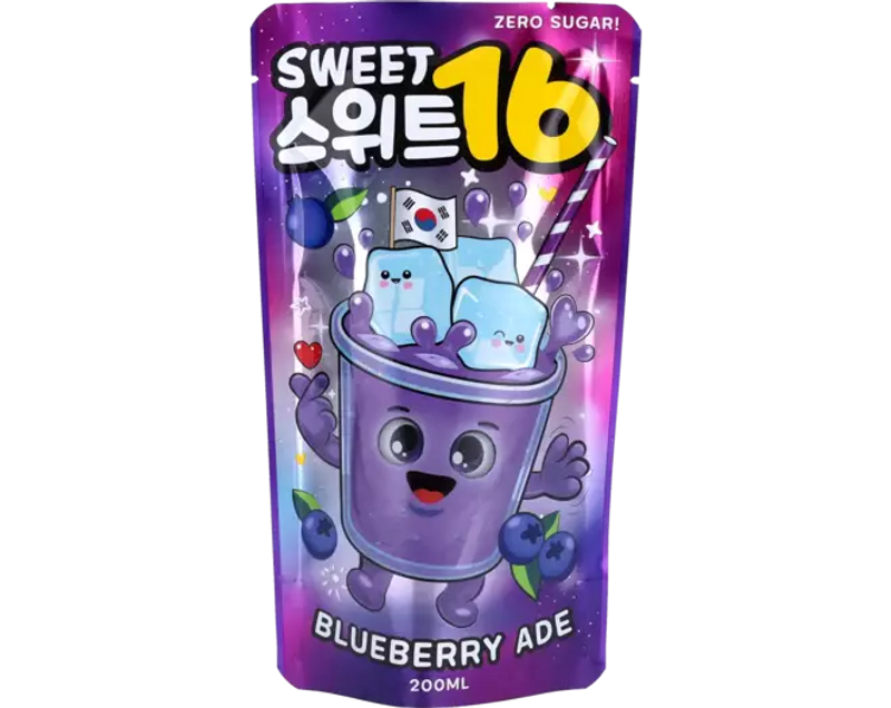 Sweet 16 - Blueberry Zero Sugar 10 x 200ml