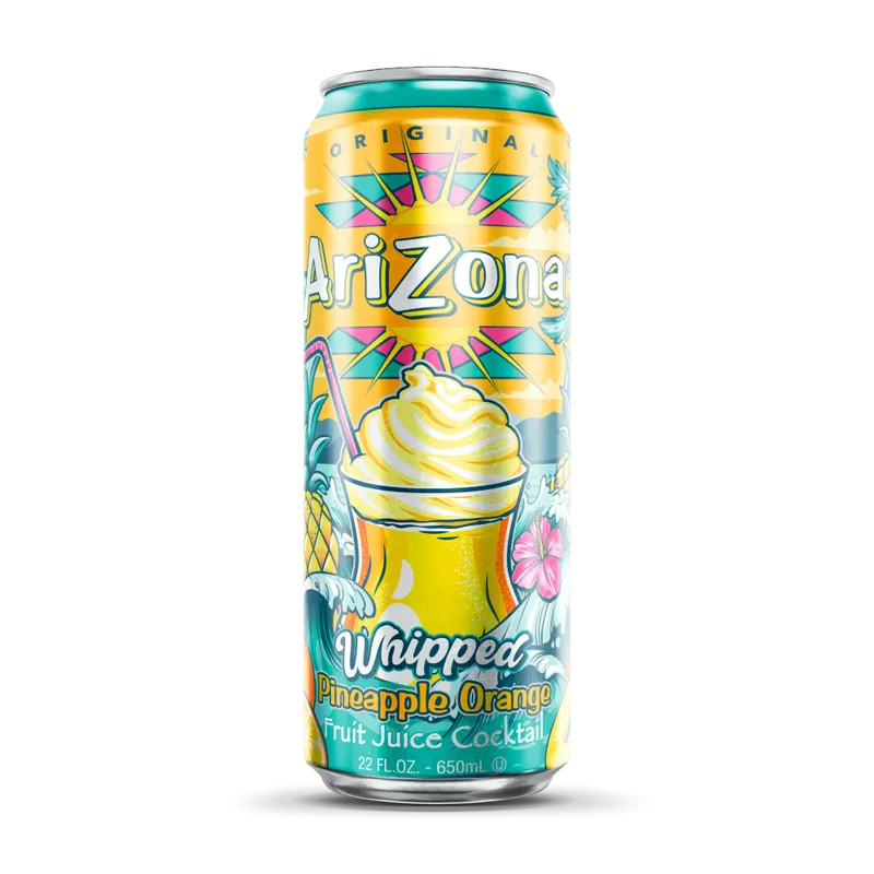 Arizona Whipped Pineapple Orange 24 x 650ml