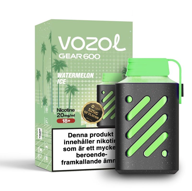 Vozol Gear 600 - Watermelon ice - 20mg/ml 10pack