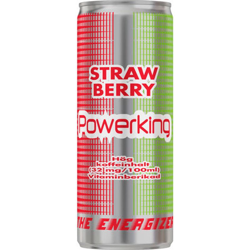 Powerking Strawberry 24 x 25cl