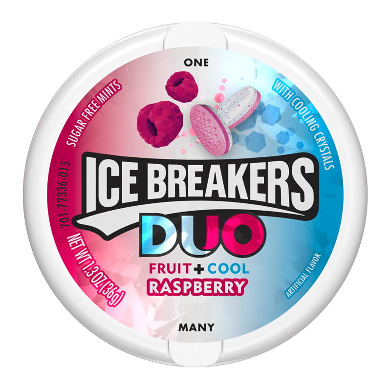 Ice Breakers Duo Mint Raspberry 8 x 36g