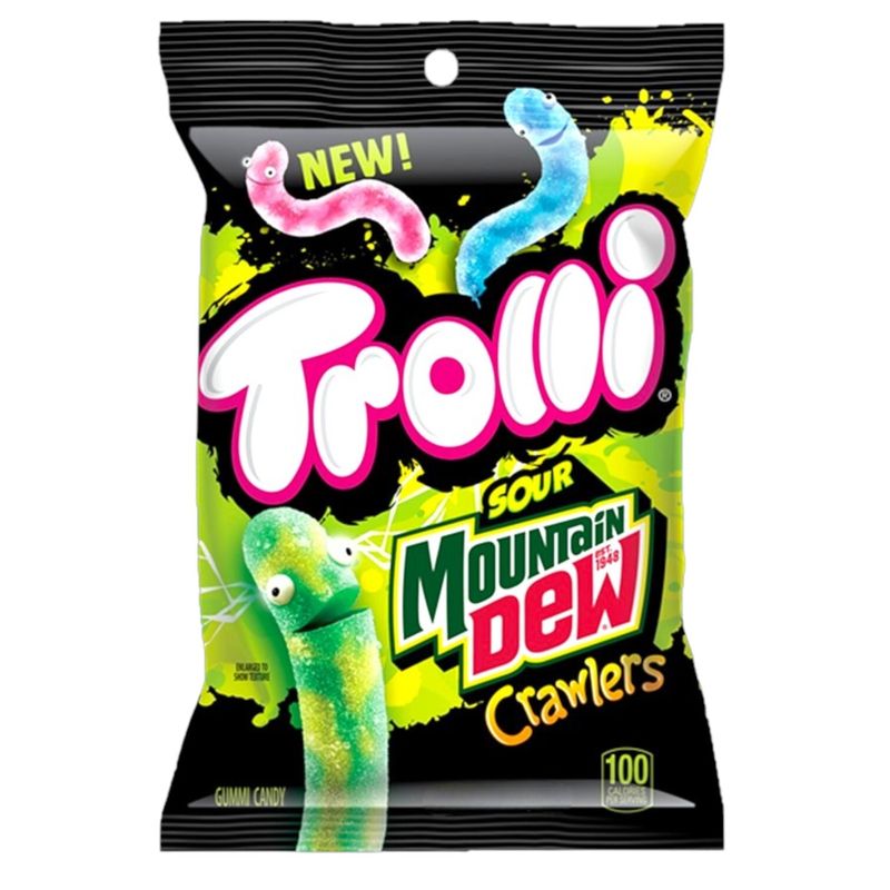 Trolli Sour Mountain Dew Brite Crawlers 12 x 120g