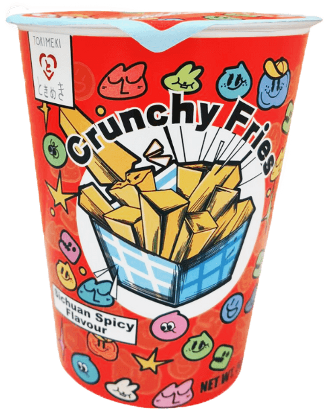 Tokimeki Crunchy Potato Fries Sichuan Spicy 20 x 50g